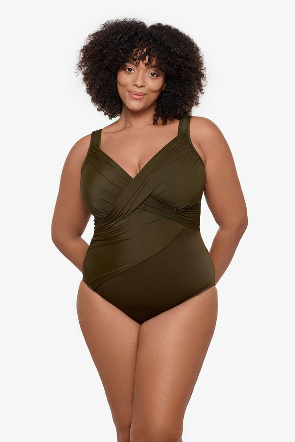 MiracleSuit Rock Solid Revele Plus Size One Piece Swimsuit
